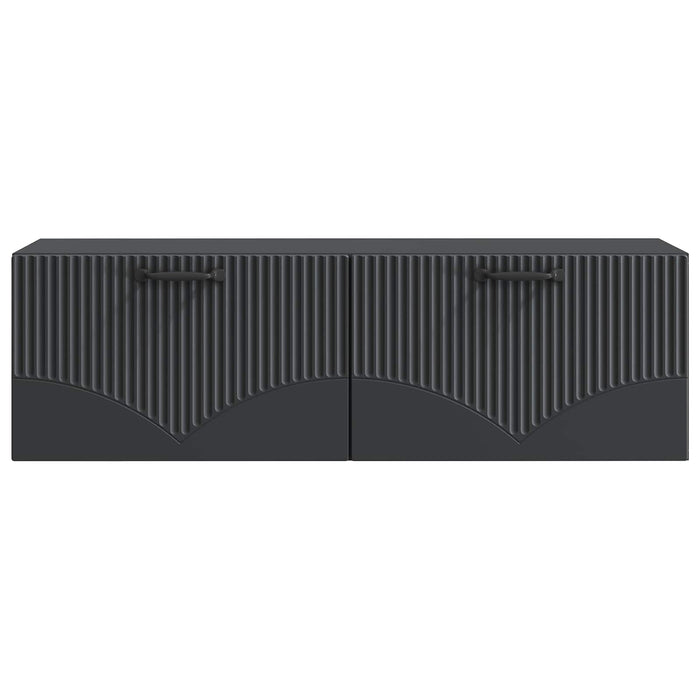 Oglindă TV montată pe perete Pe perete Negru 98 x 31 x 30 cm - WALTI WALTI