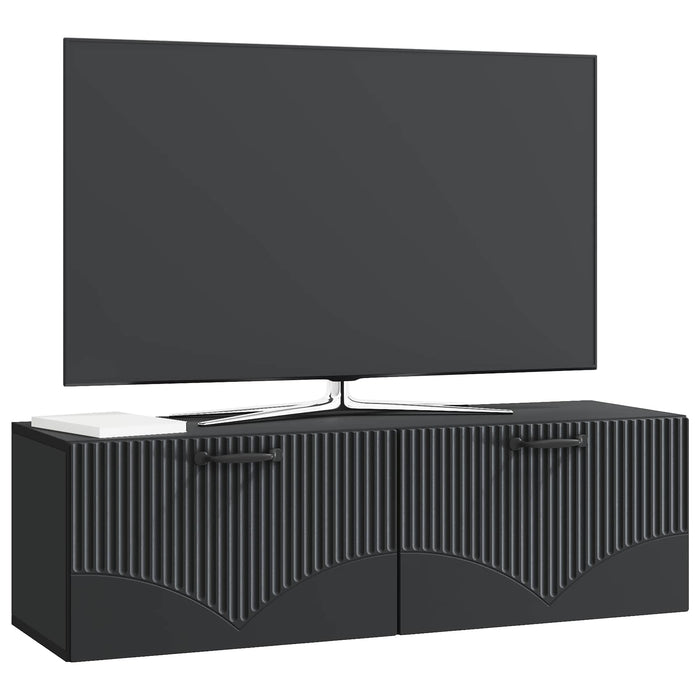 Oglindă TV montată pe perete Pe perete Negru 98 x 31 x 30 cm - WALTI WALTI