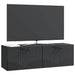 Oglindă TV montată pe perete Pe perete Negru 98 x 31 x 30 cm - WALTI WALTI