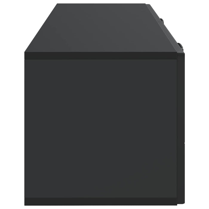 Oglindă TV montată pe perete Pe perete Negru 98 x 31 x 30 cm - WALTI WALTI