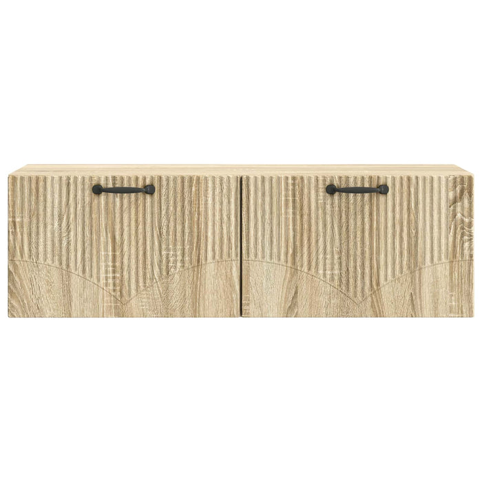 Oglindă TV montată pe perete Stejar Sonoma 98 x 31 x 30 cm - WALTI WALTI