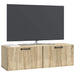 Oglindă TV montată pe perete Stejar Sonoma 98 x 31 x 30 cm - WALTI WALTI