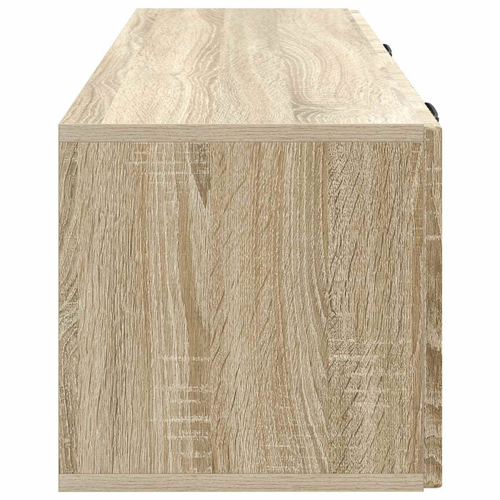Oglindă TV montată pe perete Stejar Sonoma 98 x 31 x 30 cm - WALTI WALTI
