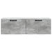 Oglindă TV montată pe perete Gri Beton 98 x 31 x 30 cm - WALTI WALTI
