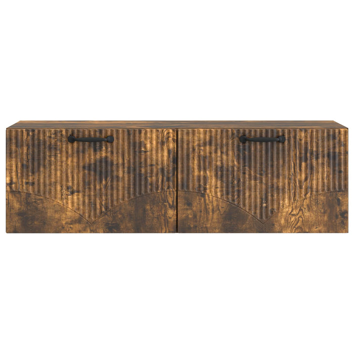 Oglindă TV montată pe perete Stejar fumuriu 98 x 31 x 30 cm - WALTI WALTI