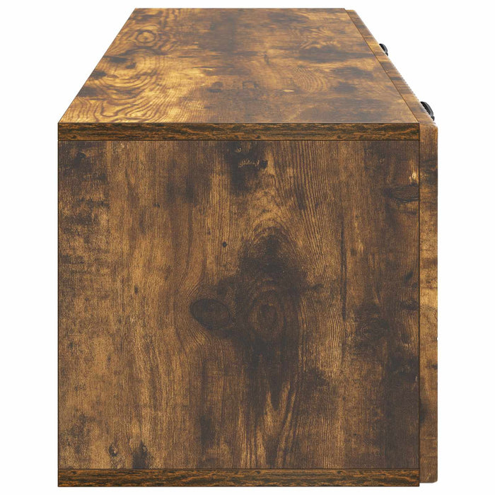 Oglindă TV montată pe perete Stejar fumuriu 98 x 31 x 30 cm - WALTI WALTI