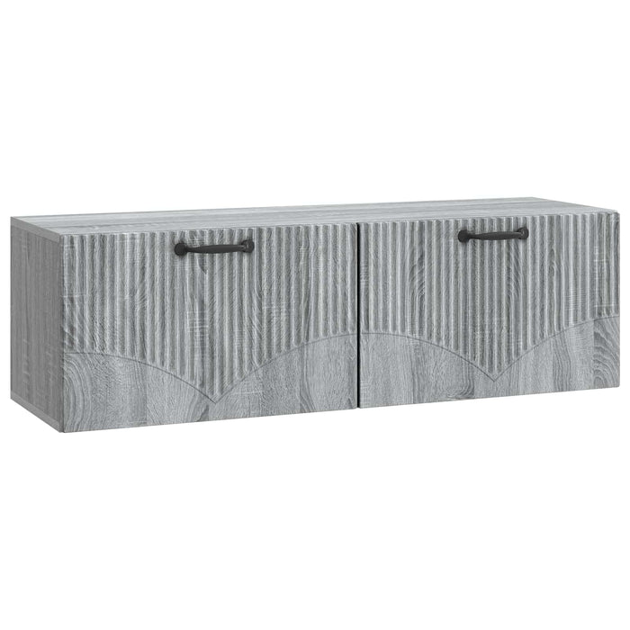 Oglindă TV montată pe perete Sonoma gri 98 x 31 x 30 cm - WALTI WALTI