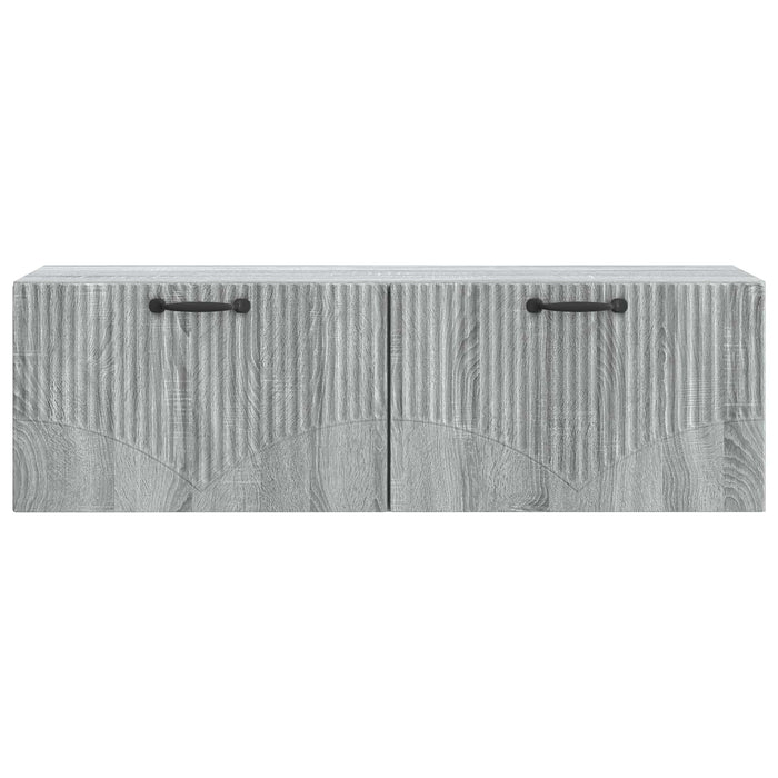 Oglindă TV montată pe perete Sonoma gri 98 x 31 x 30 cm - WALTI WALTI