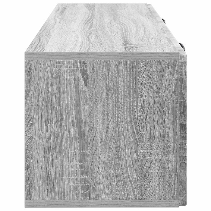 Oglindă TV montată pe perete Sonoma gri 98 x 31 x 30 cm - WALTI WALTI