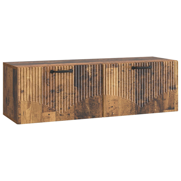 Oglindă TV montată pe perete Lemn vechi 98 x 31 x 30 cm - WALTI WALTI