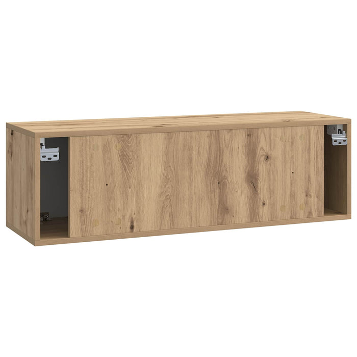 Oglindă TV montată pe perete Stejar Artizanal 98 x 31 x 30 cm - WALTI WALTI