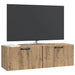 Oglindă TV montată pe perete Stejar Artizanal 98 x 31 x 30 cm - WALTI WALTI