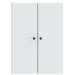 Dulap montat pe perete Alb 66 x 34,5 x 90 cm Lemn prelucrat - WALTI WALTI