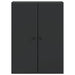 Dulap montat pe perete Negru 66 x 34,5 x 90 cm Lemn prelucrat - WALTI WALTI