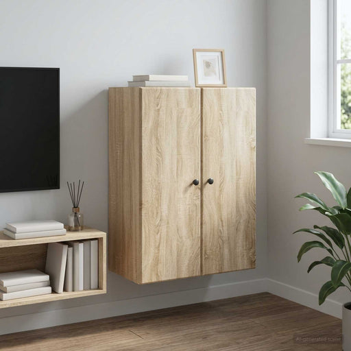 Dulap montat pe perete Stejar Sonoma 66 x 34,5 x 90 cm - WALTI WALTI
