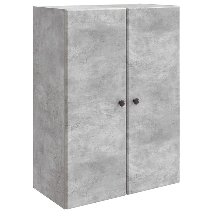 Dulap montat pe perete Gri Beton 66 x 34,5 x 90 cm - WALTI WALTI