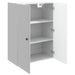 Dulap montat pe perete Alb foarte lucios 66 x 34,5 x 90 cm - WALTI WALTI