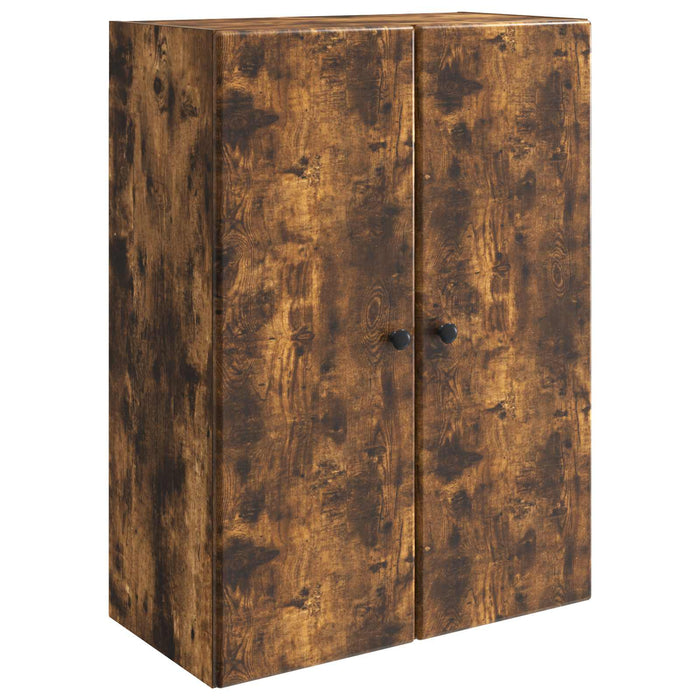 Dulap montat pe perete Stejar fumuriu 66 x 34,5 x 90 cm - WALTI WALTI