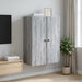 Dulap montat pe perete Sonoma gri 66 x 34,5 x 90 cm - WALTI WALTI
