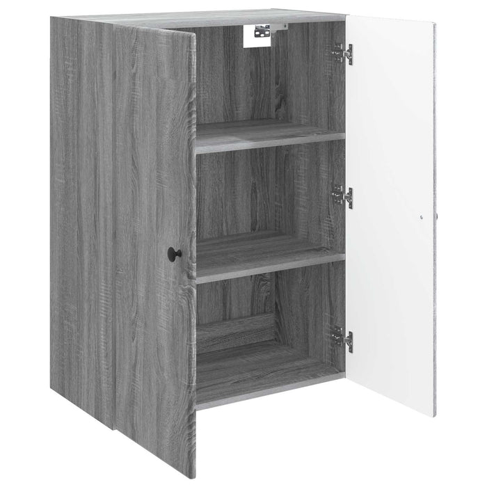 Dulap montat pe perete Sonoma gri 66 x 34,5 x 90 cm - WALTI WALTI