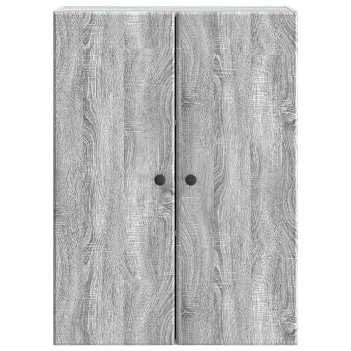 Dulap montat pe perete Sonoma gri 66 x 34,5 x 90 cm - WALTI WALTI