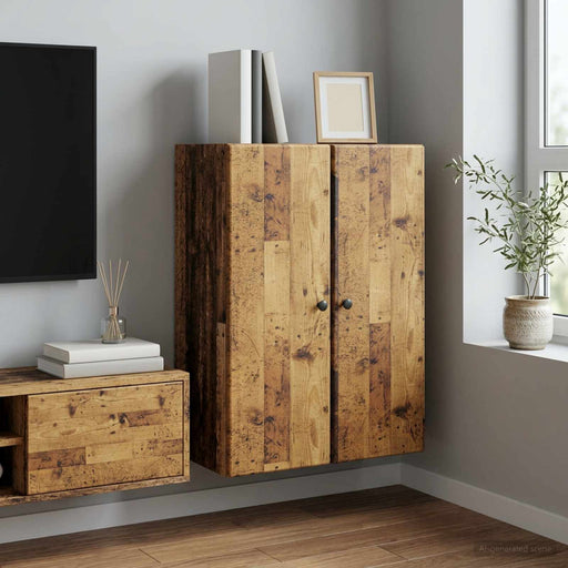 Dulap montat pe perete Lemn vechi 66 x 34,5 x 90 cm - WALTI WALTI