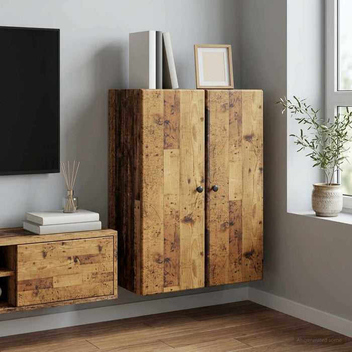 Dulap montat pe perete Lemn vechi 66 x 34,5 x 90 cm - WALTI WALTI