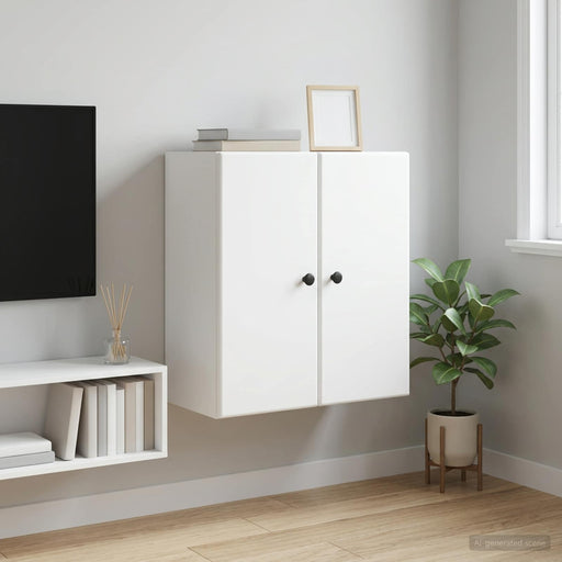 Dulap montat pe perete Alb 59 x 31 x 60 cm Lemn prelucrat - WALTI WALTI