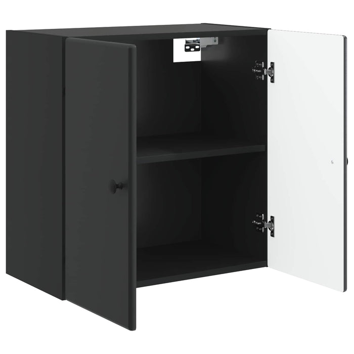 Dulap montat pe perete Negru 59 x 31 x 60 cm Lemn prelucrat WALTI
