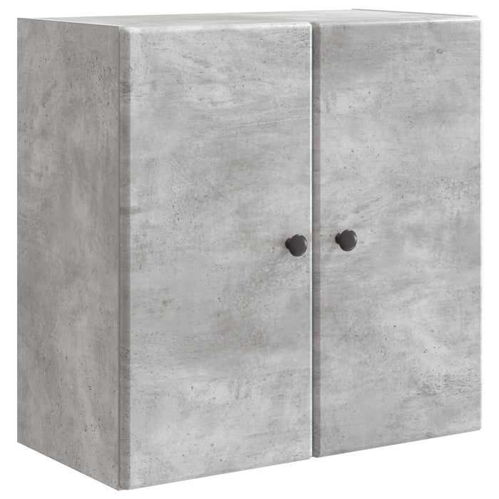 Dulap montat pe perete Gri Beton 59 x 31 x 60 cm Lemn prelucrat - WALTI WALTI