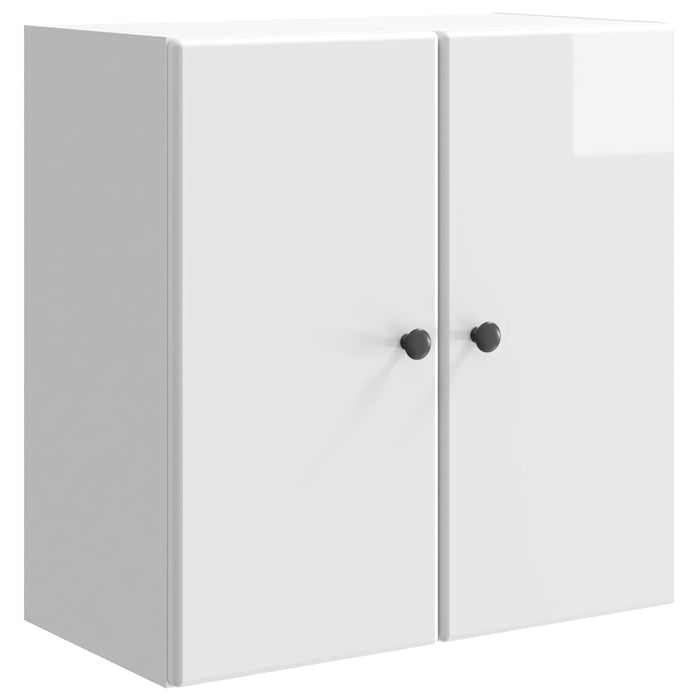 Dulap montat pe perete Alb foarte lucios 59 x 31 x 60 cm WALTI