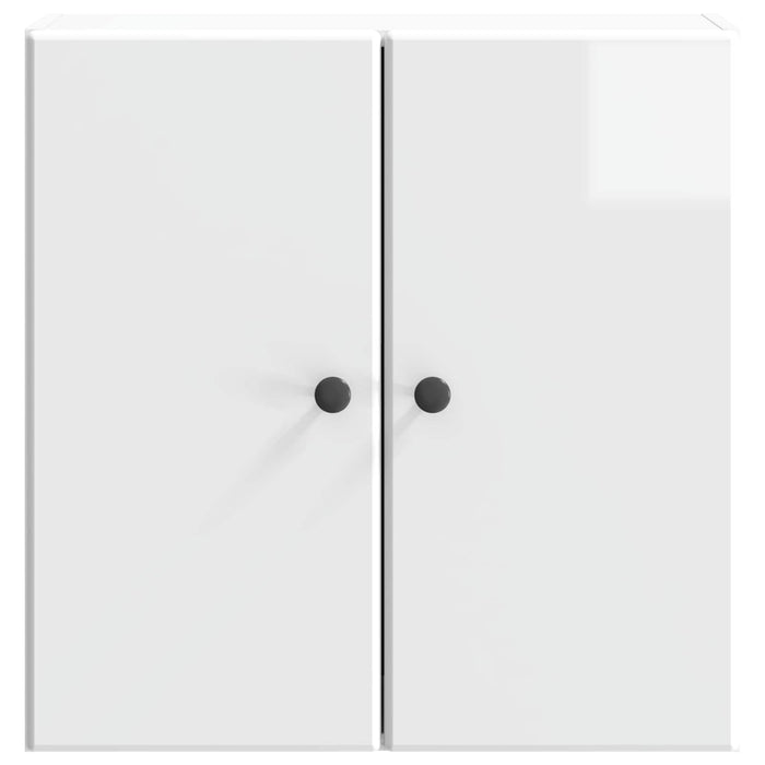 Dulap montat pe perete Alb foarte lucios 59 x 31 x 60 cm WALTI