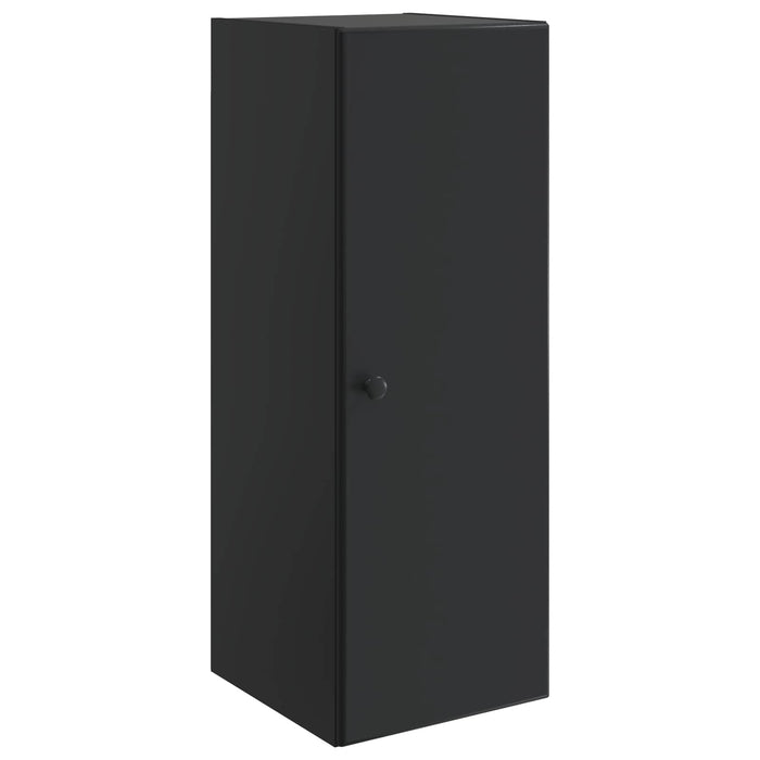 Dulap montat pe perete Negru 33 x 34,5 x 90 cm Lemn prelucrat - WALTI WALTI