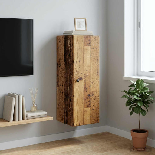 Dulap montat pe perete Lemn vechi 33 x 34,5 x 90 cm - WALTI WALTI