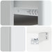 Dulap de noapte suspendat Alb 34,5 x 33 x 20 cm Lemn prelucrat - WALTI WALTI