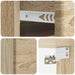Dulap de noapte suspendat Stejar Sonoma 34,5 x 33 x 20 cm - WALTI WALTI