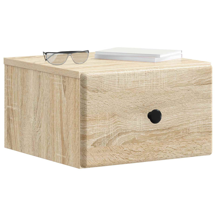 Dulap de noapte suspendat Stejar Sonoma 34,5 x 33 x 20 cm - WALTI WALTI