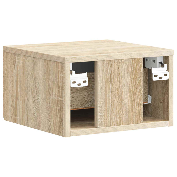 Dulap de noapte suspendat 2 pcs Stejar Sonoma 34,5 x 33 x 20 cm - WALTI WALTI