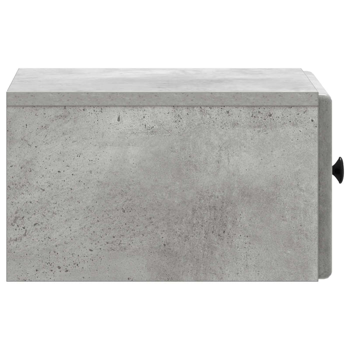 Dulap de noapte suspendat 2 pcs Gri Beton 34,5 x 33 x 20 cm - WALTI WALTI