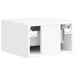 Dulap de noapte suspendat Alb foarte lucios 34,5 x 33 x 20 cm - WALTI WALTI