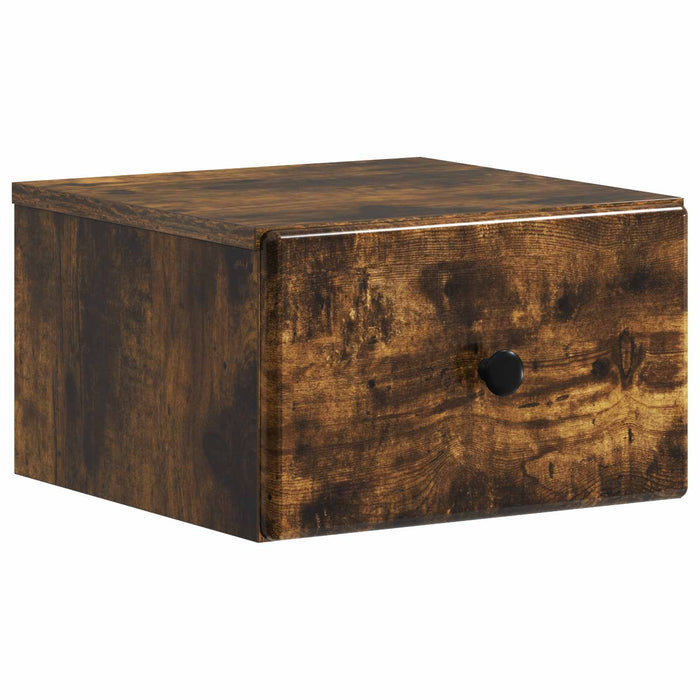 Dulap de noapte suspendat Stejar fumuriu 34,5 x 33 x 20 cm - WALTI WALTI