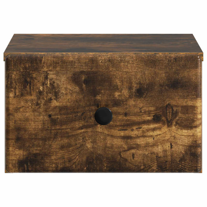 Dulap de noapte suspendat Stejar fumuriu 34,5 x 33 x 20 cm - WALTI WALTI