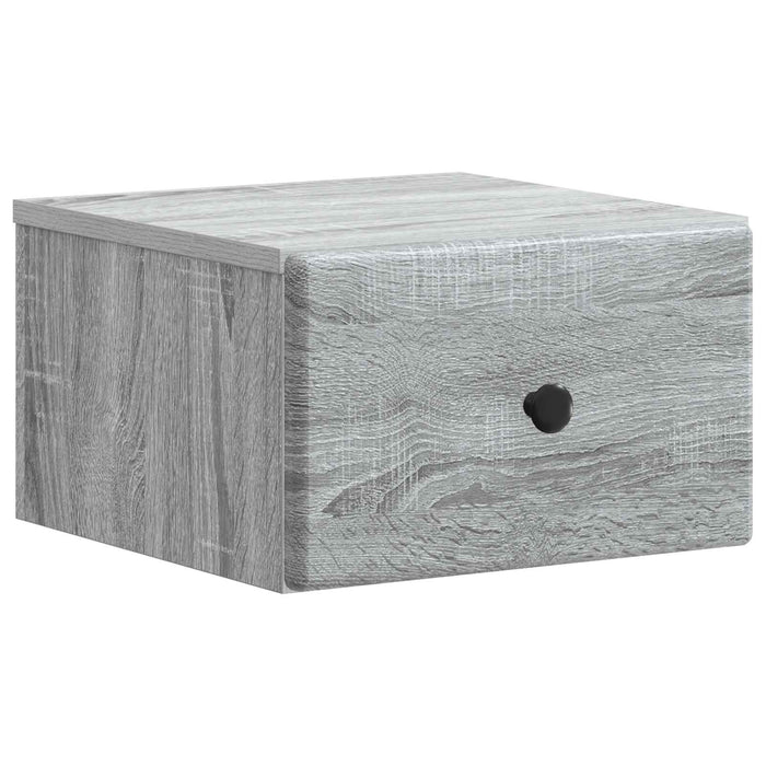 Dulap de noapte suspendat Sonoma gri 34,5 x 33 x 20 cm - WALTI WALTI