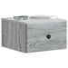 Dulap de noapte suspendat Sonoma gri 34,5 x 33 x 20 cm - WALTI WALTI