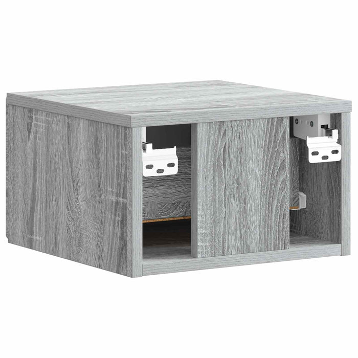 Dulap de noapte suspendat 2 pcs Sonoma gri 34,5 x 33 x 20 cm - WALTI WALTI