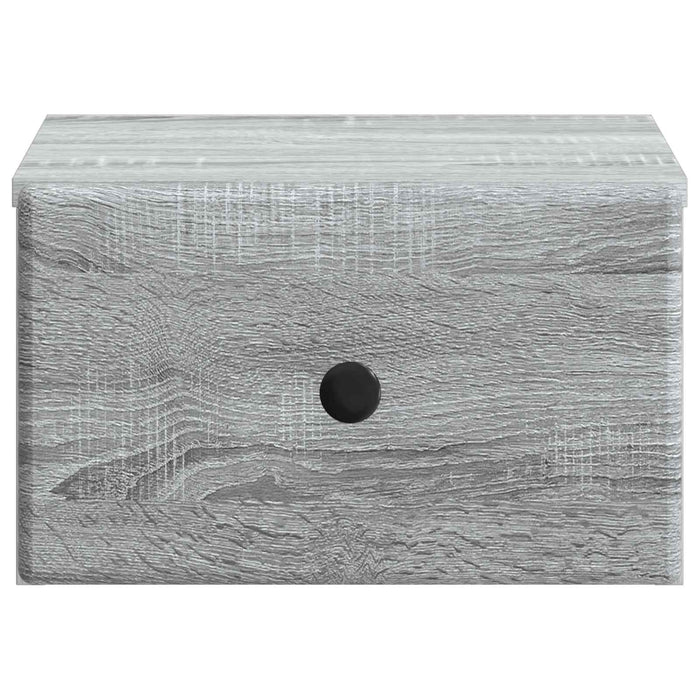 Dulap de noapte suspendat 2 pcs Sonoma gri 34,5 x 33 x 20 cm - WALTI WALTI