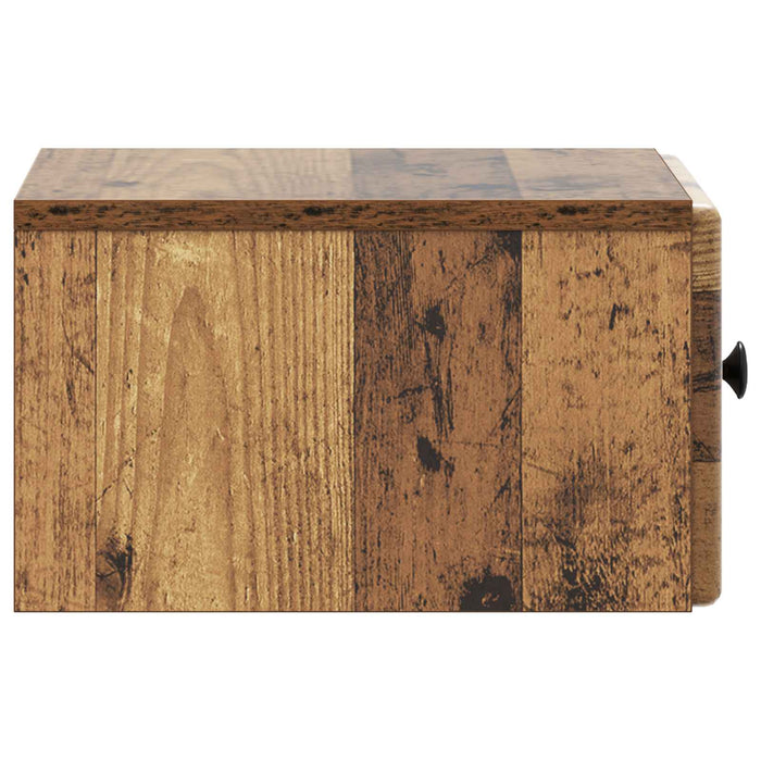 Dulap de noapte suspendat Lemn vechi 34,5 x 33 x 20 cm - WALTI WALTI