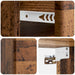 Dulap de noapte suspendat 2 pcs Lemn vechi 34,5 x 33 x 20 cm - WALTI WALTI