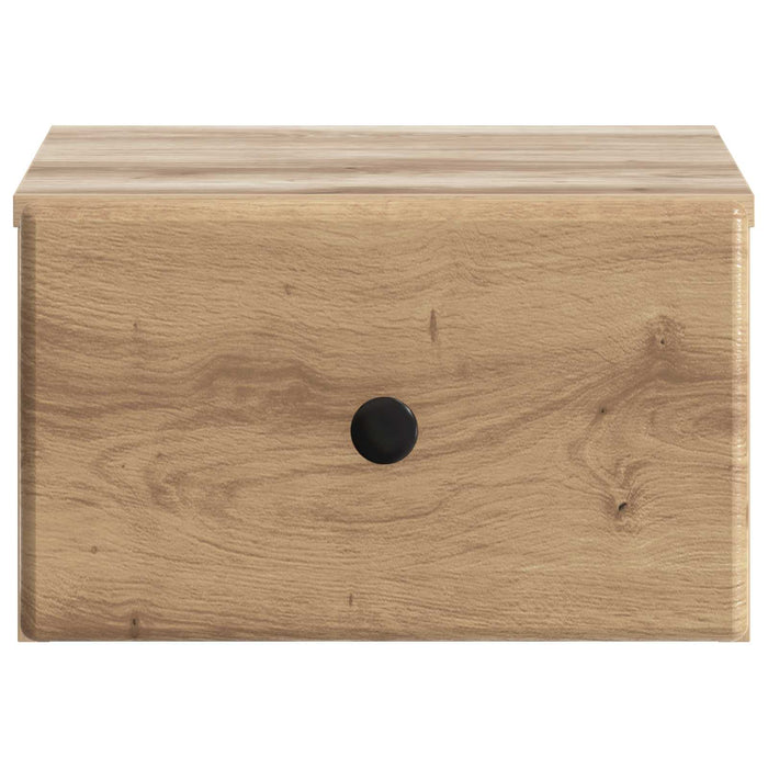 Dulap de noapte suspendat Stejar Artizanal 34,5 x 33 x 20 cm - WALTI WALTI