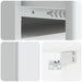 Dulap de noapte suspendat Alb 49 x 34,5 x 20 cm Lemn prelucrat - WALTI WALTI